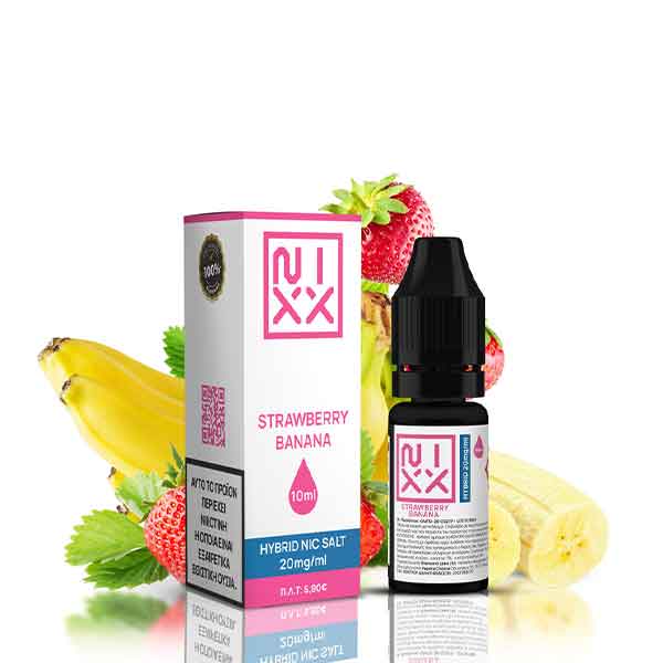 NIXX Strawberry Banana 10ml/20mg Hybrid
