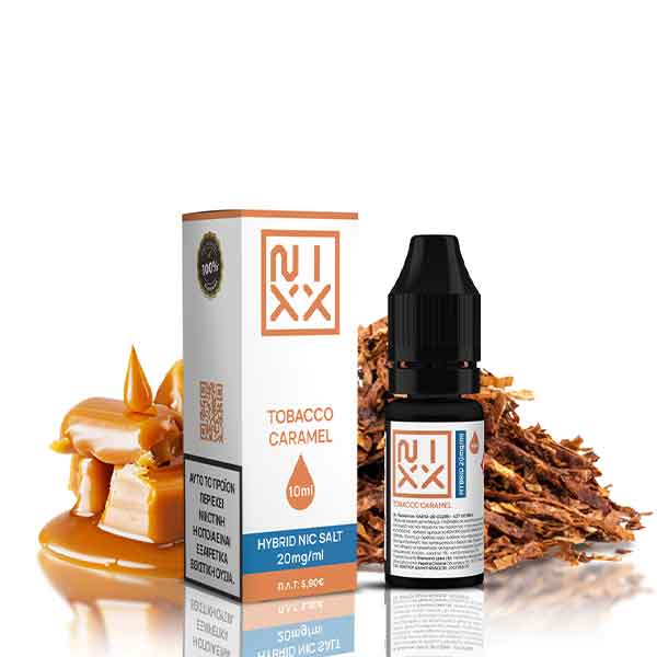 NIXX Tobacco Caramel 10ml/20mg Hybrid