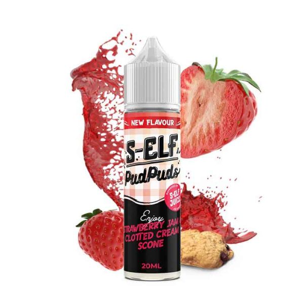 S-Elf Juice Pud Puds Strawberry Jam & Clotted Cream Scone 60ml