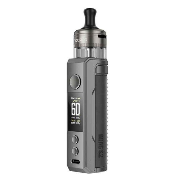 Voopoo Drag S2 5ml Kit Grey Metal