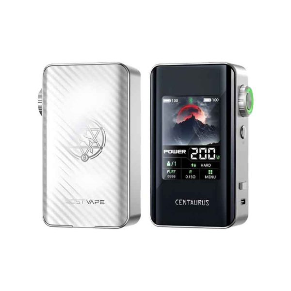 Lost Vape Centaurus BT200 Box Mod 200W Silver Carbon
